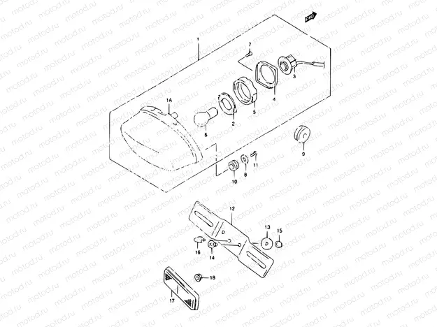 23 - REAR COMBINATION LAMP