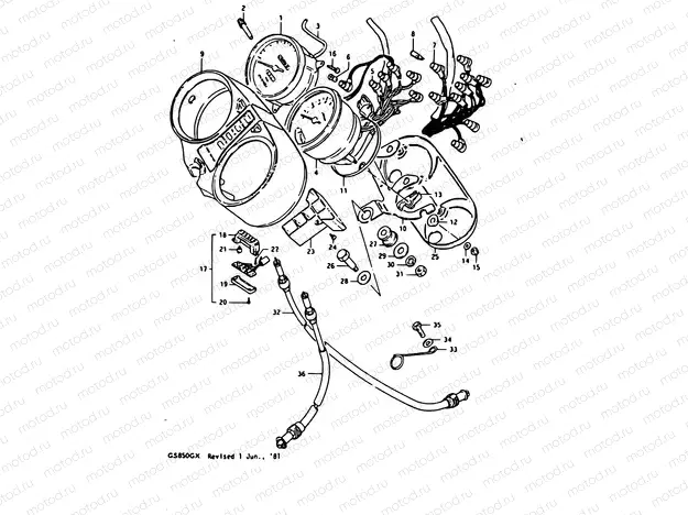 23 - SPEEDOMETER - TACHOMETER