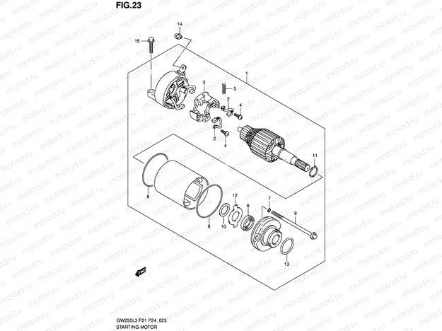 23 - STARTING MOTOR