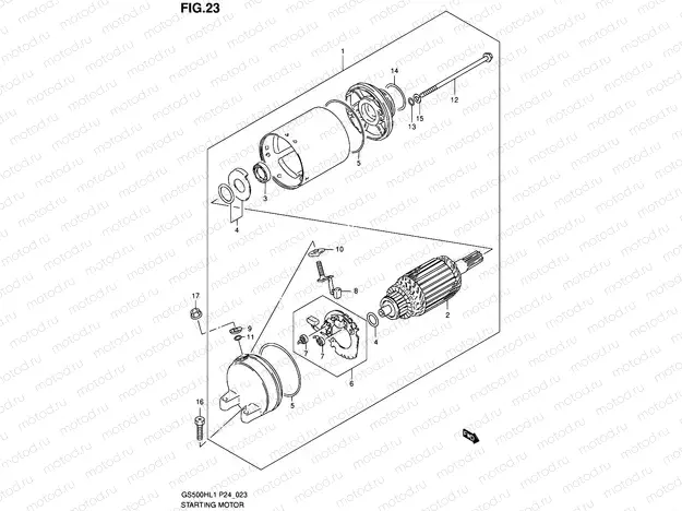 23 - STARTING MOTOR