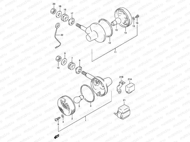 23 - TURNSIGNAL LAMP