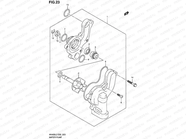 23 - WATER PUMP