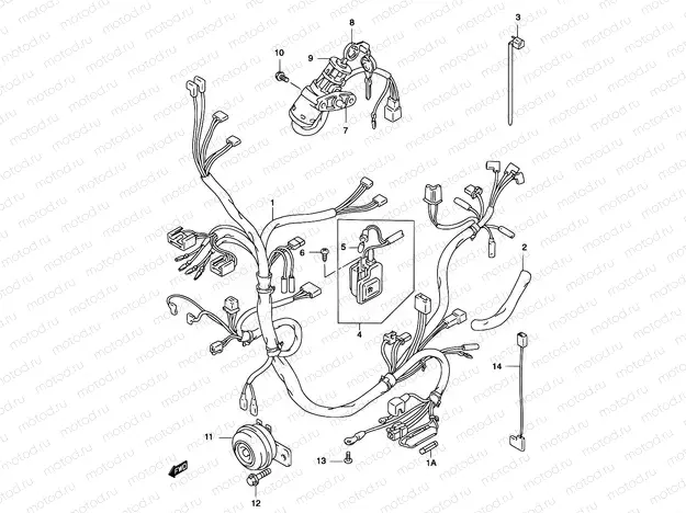 23 - WIRING HARNESS (MODEL K1/K2)