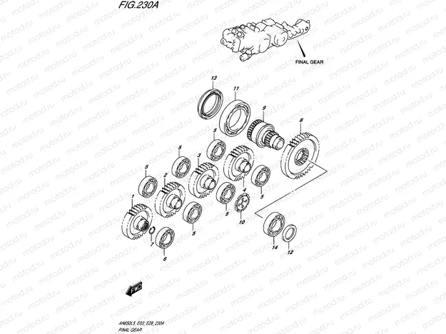230A - FINAL GEAR