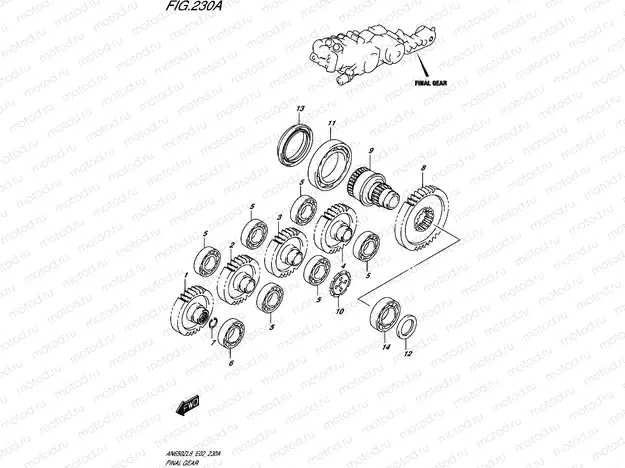 230A - FINAL GEAR