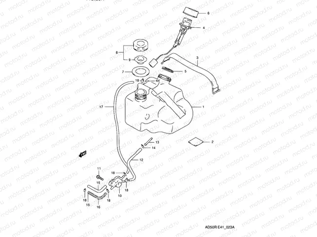 23A - FUEL TANK (E06,P09,E94)