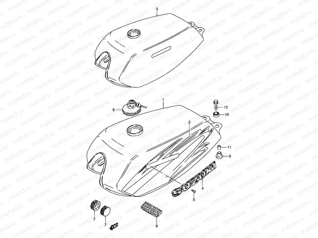 23A - FUEL TANK (MODEL X/Y)