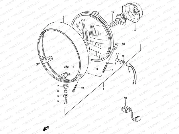 23A - HEADLAMP (E04)