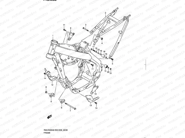 23B - FRAME (RM-Z450L1)