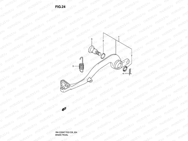 24 - BRAKE PEDAL