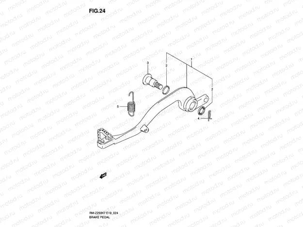 24 - BRAKE PEDAL