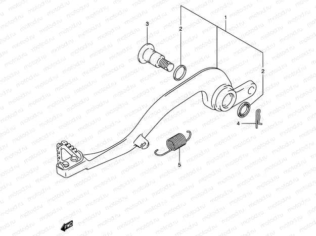 24 - BRAKE PEDAL