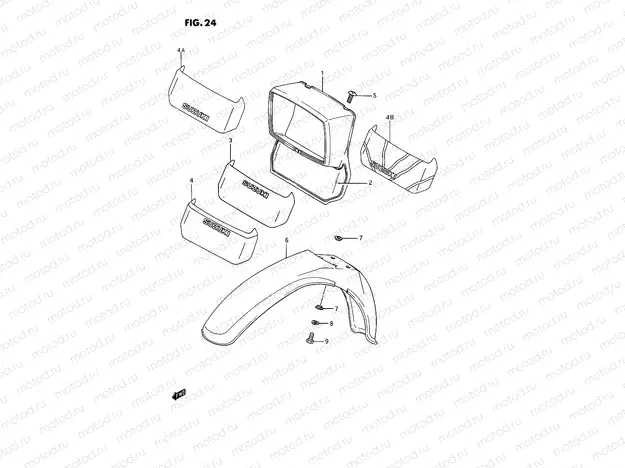 24 - HEADLAMP HOUSING