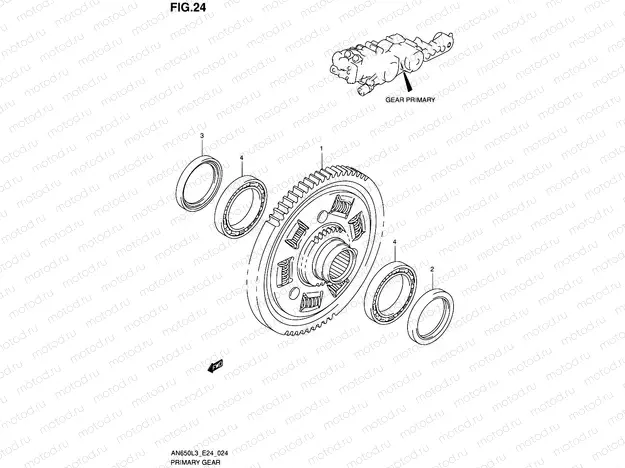 24 - PRIMARY GEAR
