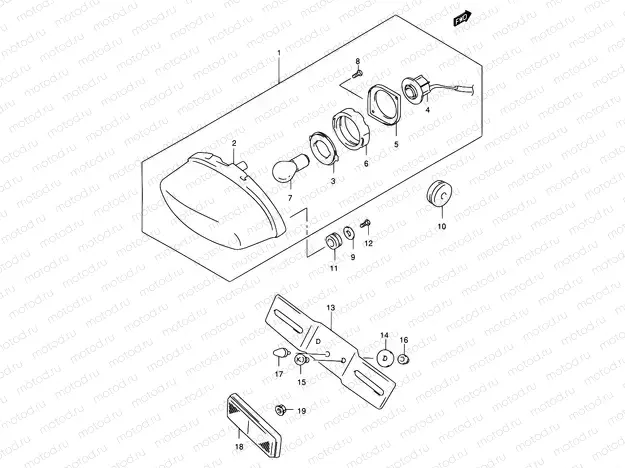 24 - REAR COMBINATION LAMP