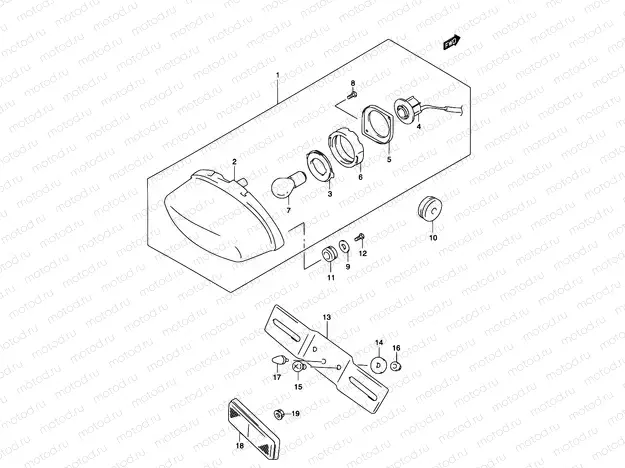 24 - REAR COMBINATION LAMP