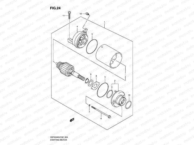 24 - STARTING MOTOR