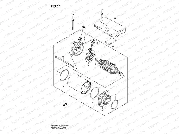 24 - STARTING MOTOR