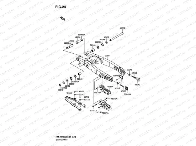 24 - SWINGARM