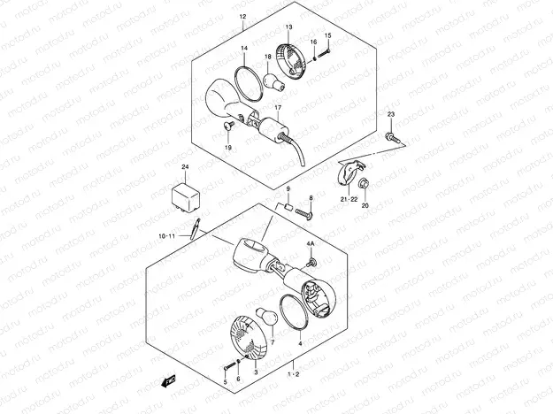24 - TURN SIGNAL LAMP