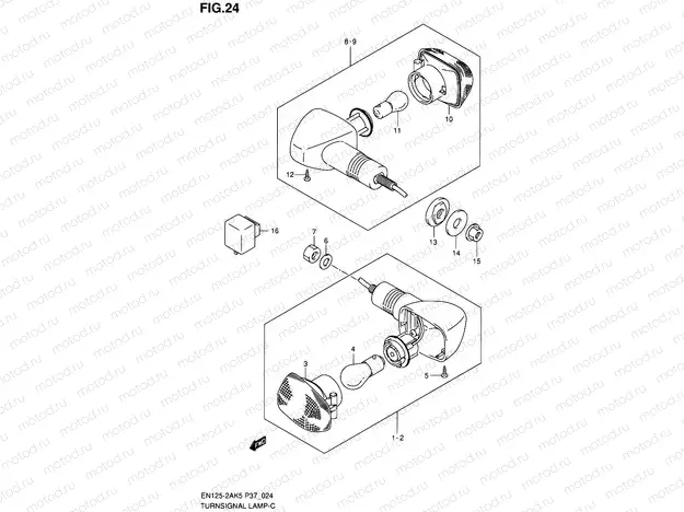 24 - TURN SIGNAL LAMP