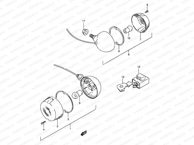 24A - TURN SIGNAL LAMP (FZ50NP E26)