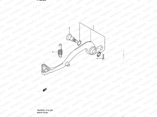 25 - BRAKE PEDAL