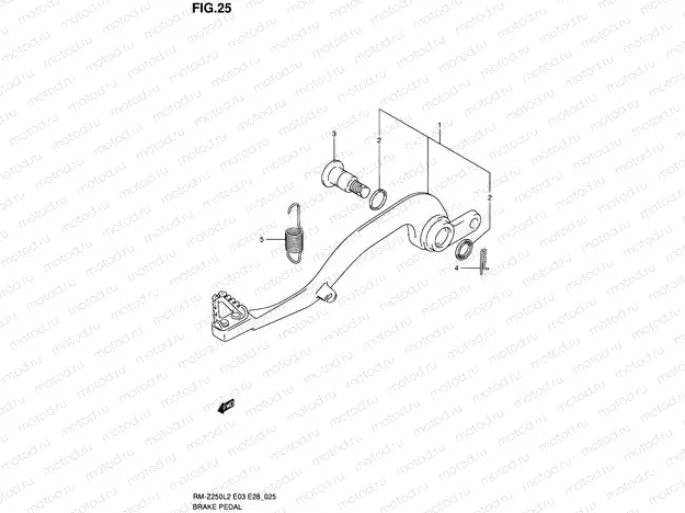 25 - BRAKE PEDAL
