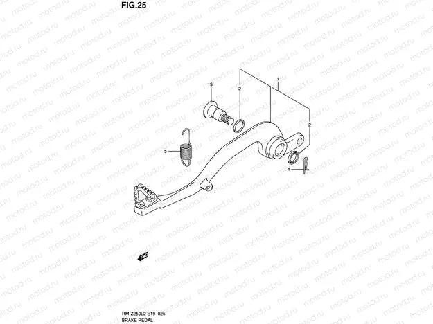 25 - BRAKE PEDAL