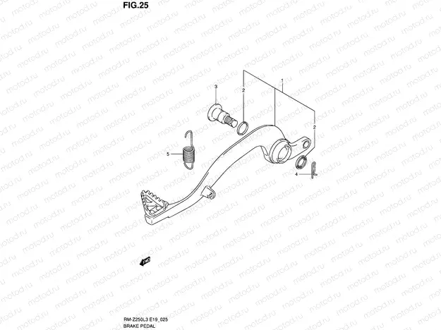 25 - BRAKE PEDAL