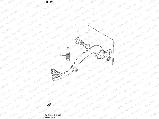 25 - BRAKE PEDAL