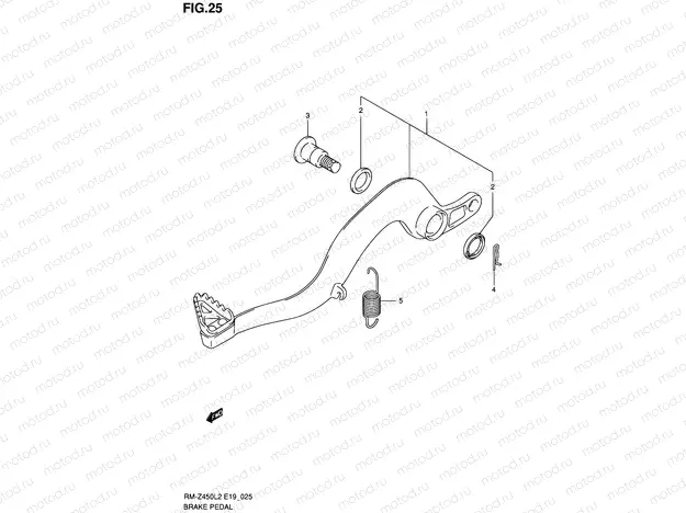 25 - BRAKE PEDAL