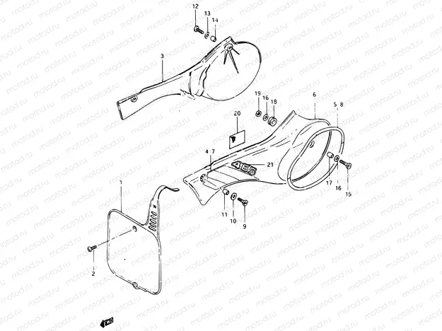 25 - FRAME COVER (MODEL Z)
