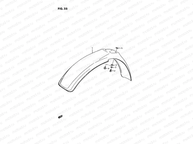 25 - FRONT FENDER