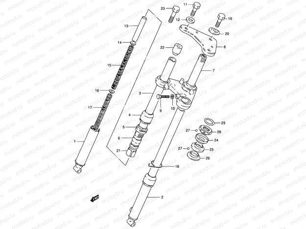 25 - FRONT FORK