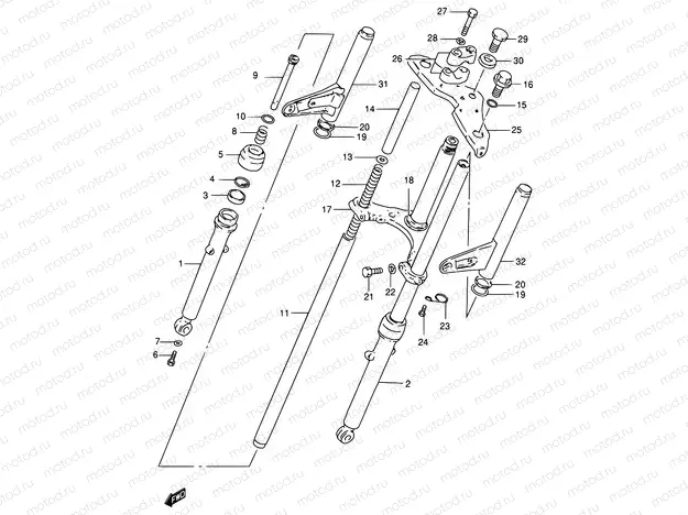25 - FRONT FORK
