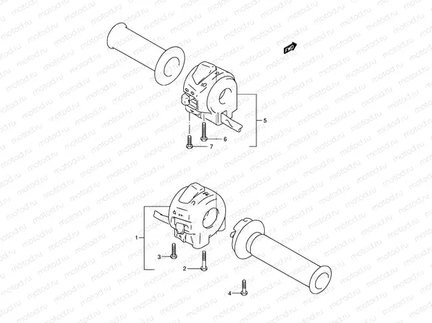 25 - HANDLE SWITCH
