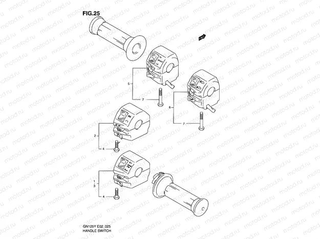 25 - HANDLE SWITCH