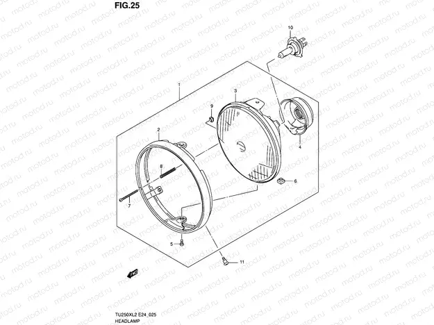 25 - HEADLAMP