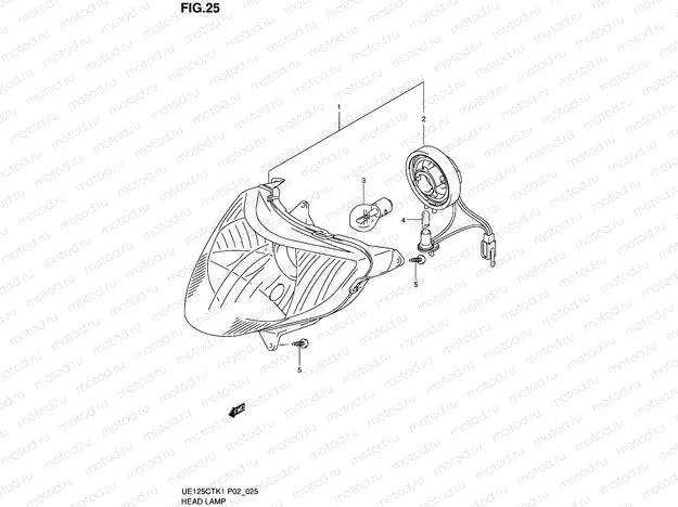 25 - HEADLAMP
