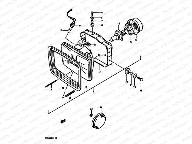 25 - HEADLAMP