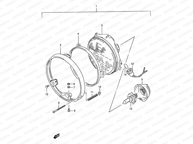 25 - HEADLAMP