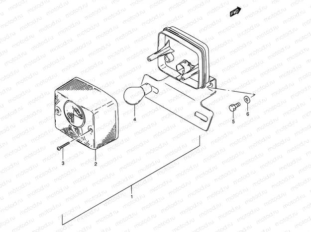 25 - REAR COMBINATION LAMP