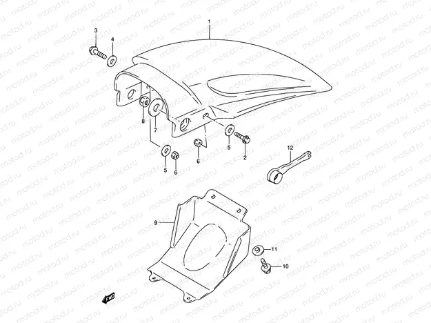 25 - REAR FENDER