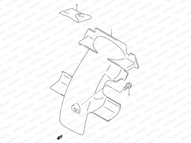 25 - REAR FENDER