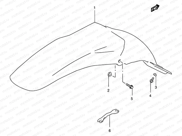 25 - REAR FENDER