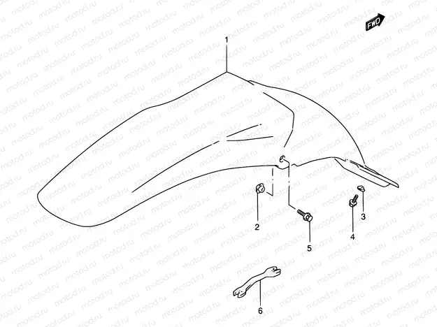 25 - REAR FENDER