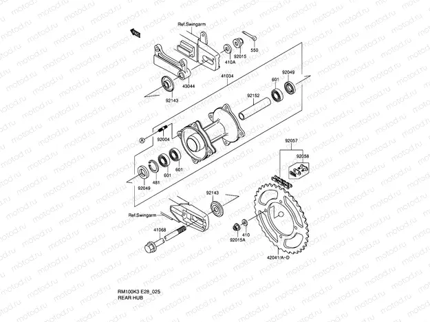 25 - REAR HUB
