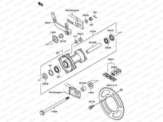 25 - REAR HUB