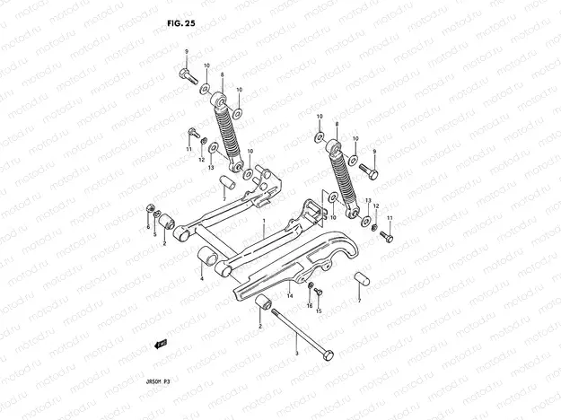 25 - REAR SWINGING ARM